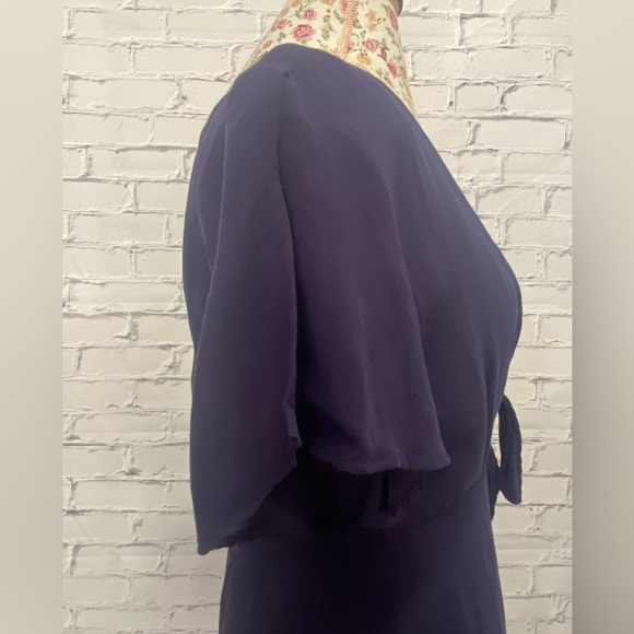 Lulu’s Sea Day Navy Blue Skater Dress - Picture 6 of 10